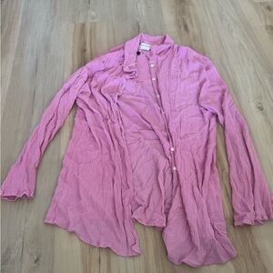 Lovers + Friends Pink Button-Up Top